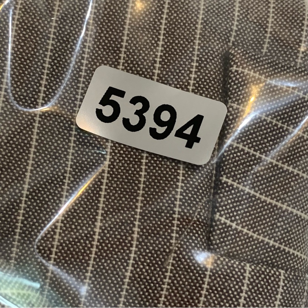 Tahari Brown Pinstripe Blazer Size 22W Two Button Notched Collar Professional - Picture 11 of 11